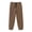 Brown, variant on Men's Pants Big and Tall 50x30 Ankle Pants Loose Casual Outdoor Sports Solid Color Men's Pants