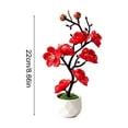 thumbnail image 3 of Artificial Cherry Blossom Tree,Artificial Plants Bonsai Small Tree with Vase,Fake Flowers Table Potted,Spring Decorative Branches Plants Potted,Decoration for Women Gifts Office Desk Decor, 3 of 6