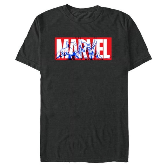 Marvel Logo Loki Comic Art - Short Sleeve Blended T-Shirt for Adults - Customized-Dark Heather