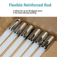 thumbnail image 3 of 60cm Chimney Cleaner Cleaning Brush + Rod Set Kit Rotary Sweep System Fireplace, 3 of 11