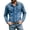 Blue, variant on Denim Button Down Shirt for Men Long Sleeve Lapel Shirts Classic Fit Hippie Western Cowboys Cotton Shirts with 2 Chest Pocket Dark Green XL