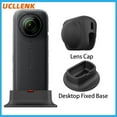 thumbnail image 2 of Capuchon d'Objectif pour Insta360 X4 Base en Silicone Support Couvercle d'Objectif Base de Protection de Bureau pour Accessoires de Caméra Sportive Insta360 X5 combo, 2 of 6