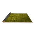 thumbnail image 2 of Ahgly Company Indoor Square Oriental Yellow Industrial Area Rugs, 5' Square, 2 of 4