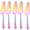 Purple, variant on Deeceymbur 5 PCS Pie Server, Stainless Steel Pie Server Cake Server Pie Server Utensil Cake Server and Knife Set Pie and Cake Server Pie Spatula Server Cake Knife
