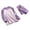 Purple, variant on YunPes Unisex Kids Spring Fall Outfits Contrast Raglan Long Sleeve Pullovers & Pants Kids Soft Cozy Loungewear Set 2pcs