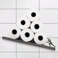 thumbnail image 4 of Soporte para papel higiénico, decoración de metal, almacenamiento de papel higiénico para baño, cesta de pañuelos independiente, organizador de papel higiénico para rollos adicionales, 4 of 5