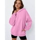 thumbnail image 5 of Sudaderas con Capucha de Gran Tamaño para Mujer, Sudaderas Cómodas, Conjuntos de Moda de Otoño, Blusas Casuales, Ropa de . Rosa M, 5 of 8