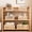 Light color, variant on Wooden Decorative Nesting Wooden Crates 6 Pack, Rustic Farmhouse Wood Crate with Handle, Stackable Nesting Storage Baskets, 6 Size Wooden Decor Boxes for Storage and Container