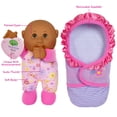 thumbnail image 2 of Cabbage Patch Kids Official, Newborn Baby African American Girl Doll - Comes with Swaddle Blanket and Unique Adoption Birth Announcement, 2 of 5