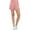 Mauve, variant on Women's Comfy Cuffed Elastic Waist Drawstring Pocketed Lightweight Short