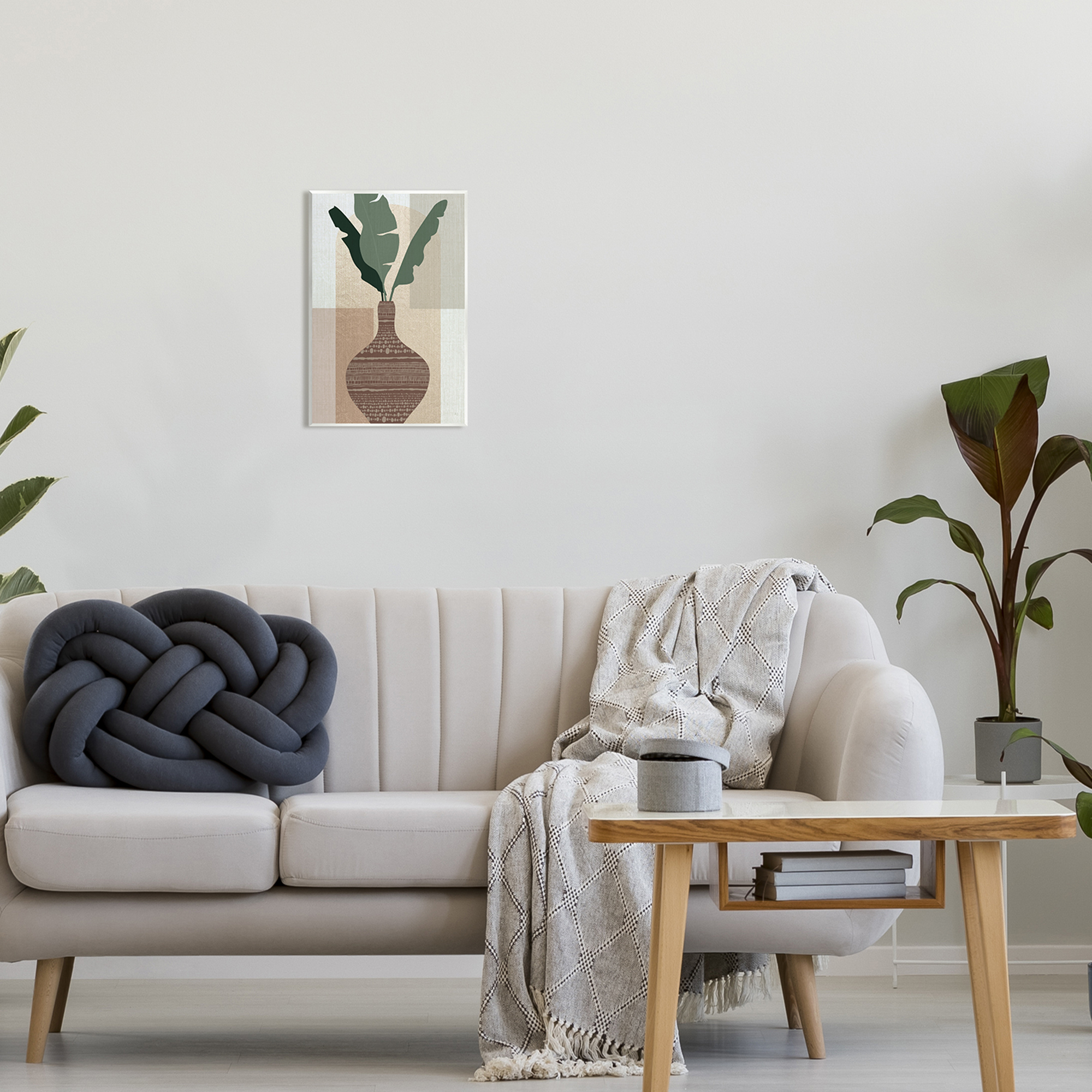 Stupell Industries Earthy Boho Plant Sprigs Botanical & Floral Painting Unframed Art Print Wall Art, 10 x 15
