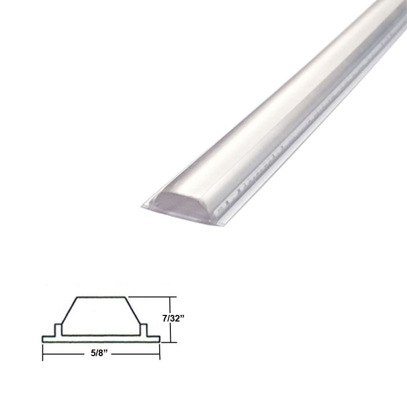 Shower Door Clear Slider Jamb Wall Bumper Vinyl 78 Long Walmart Com