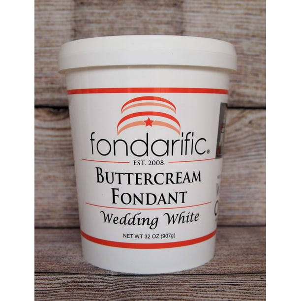 2lb Wedding White Fondant