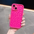 thumbnail image 2 of Compatible with iPhone 14 Case,Cute Cheetah Print Pattern Design,Soft TPU Slim Girly Leopard Phone Case Bumper Shockproof Protective Cover for Women Girls 6.1inch-Hot Pink, 2 of 12