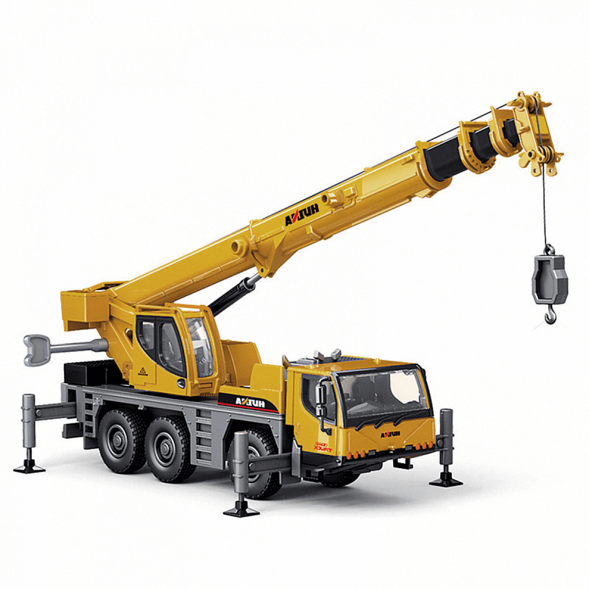 Crane Truck Toys 1:50 Alloy Construction Vehicle Crane Model for Kids Birthday Gifts