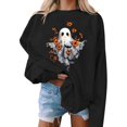 thumbnail image 4 of Sweatshirts for Women Halloween Printed Long Sleeve Hoodie Top, 4 of 5