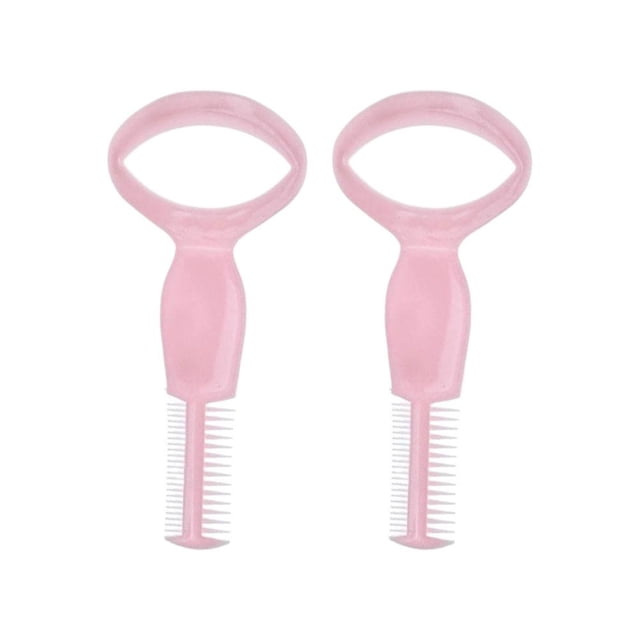 Eyelash Mascara Guard, Lash Separator Comb, And Eyebrow Brush Grooming