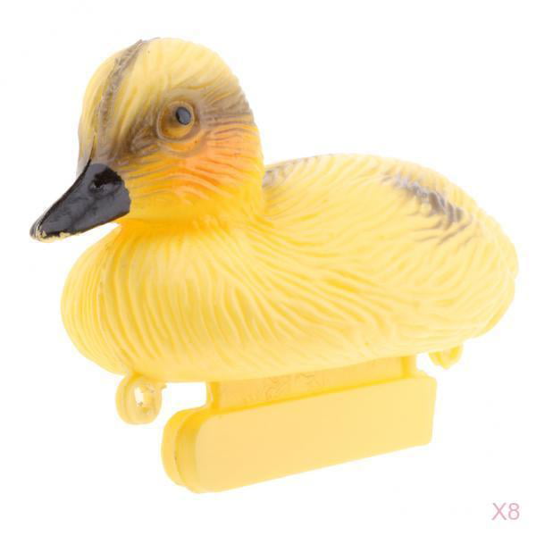 3 Pack Floating Yellow Cute Duckling Decoys for Koi Pond or Pool Decoration 