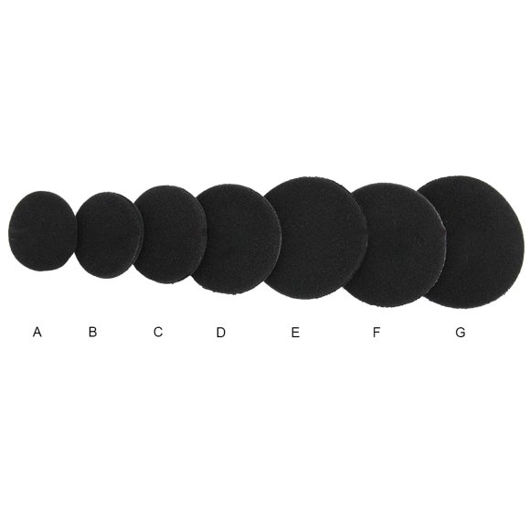 1 Pair Headphones Ear Pad Cushion Round Head-mounted Gaming Noise Cancelling Gaming Sponge Earpads Hearing Protection Headset Breathable Sponge Cushions 55mm
