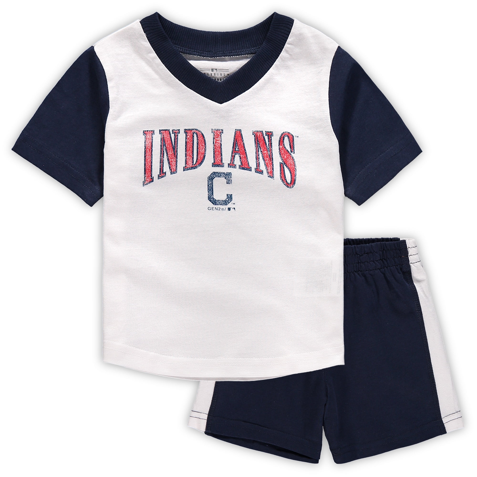 white cleveland indians shirt