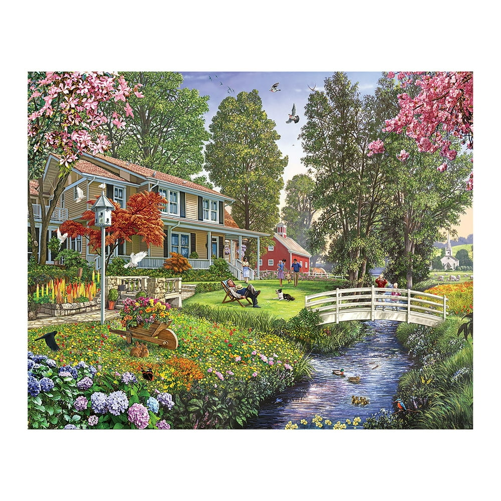 White Mountain Puzzles Sunday Afternoon 1000 Piece Jigsaw Puzzle