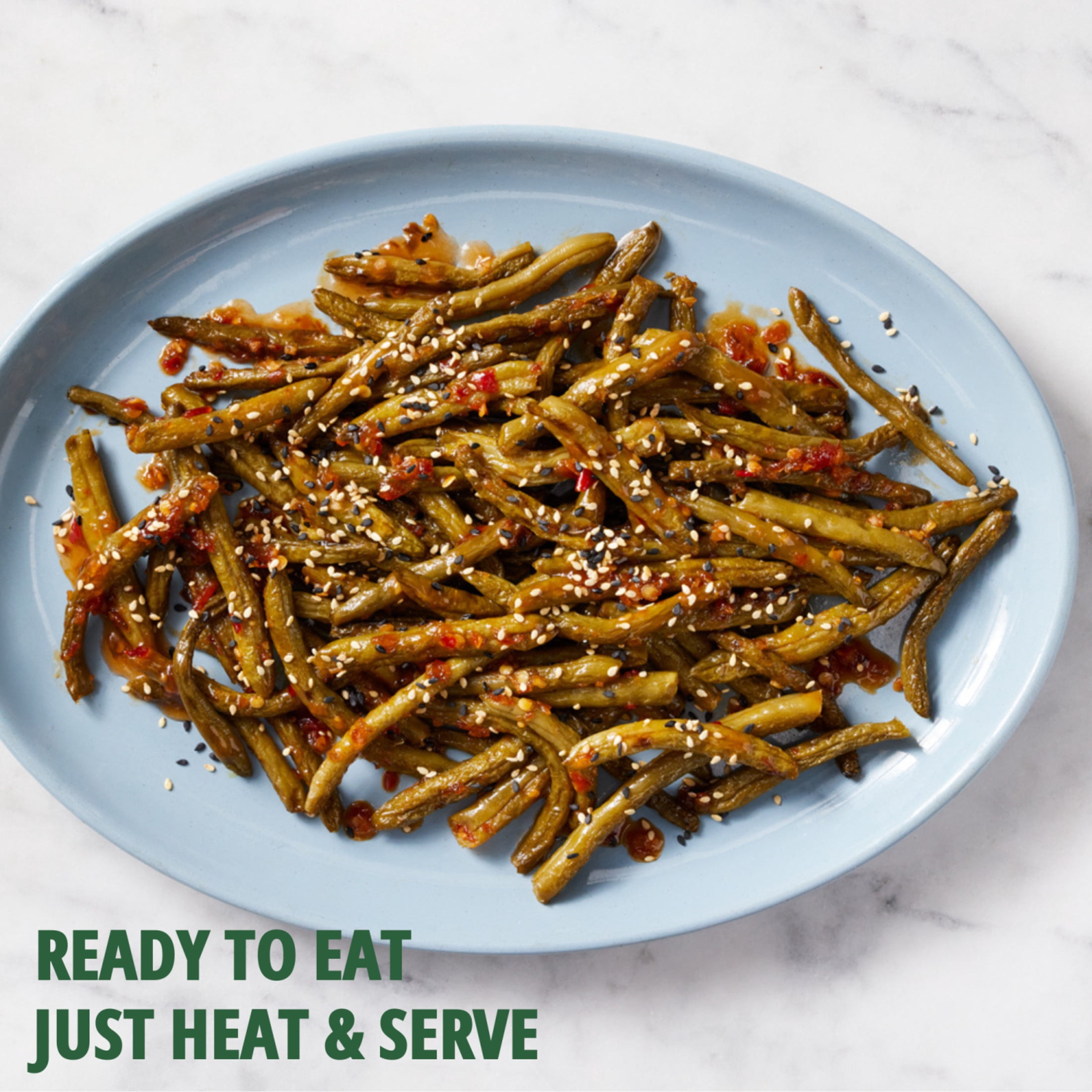 (12 pack) Del Monte® No Soy Teriyaki Whole Green Beans, 14.5 oz. Can