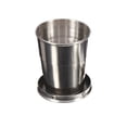 thumbnail image 2 of 75ml/150ml/250ml Portable Retractable Cup Stainless Folding Cup Collapsible Outdoor Camping Mug Water Drinking Cup  150ml, 2 of 10
