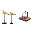 thumbnail image 1 of Estatuas de pájaros,Estatuas de pájaros de madera,decoración del hogar,decoraciones de pájaros,Figuras de animales de madera para decorar el escritorio,Portapapeles,Servilletero de, 1 of 8
