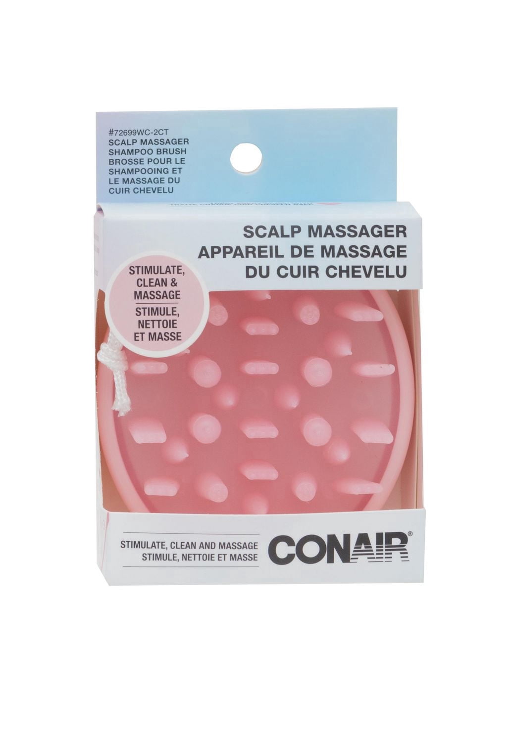 Conair Triple-Action Shampoo Scalp Brush