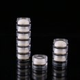 thumbnail image 3 of wqlpp-20 PCS Stackable Plastic Containers, 19x3.5cm/ 7.5X.5inClear Storage Box Round Organizer Jars for Beads, Buttons, DIY Art CraftJewelry Nail Accessory, 3 of 4