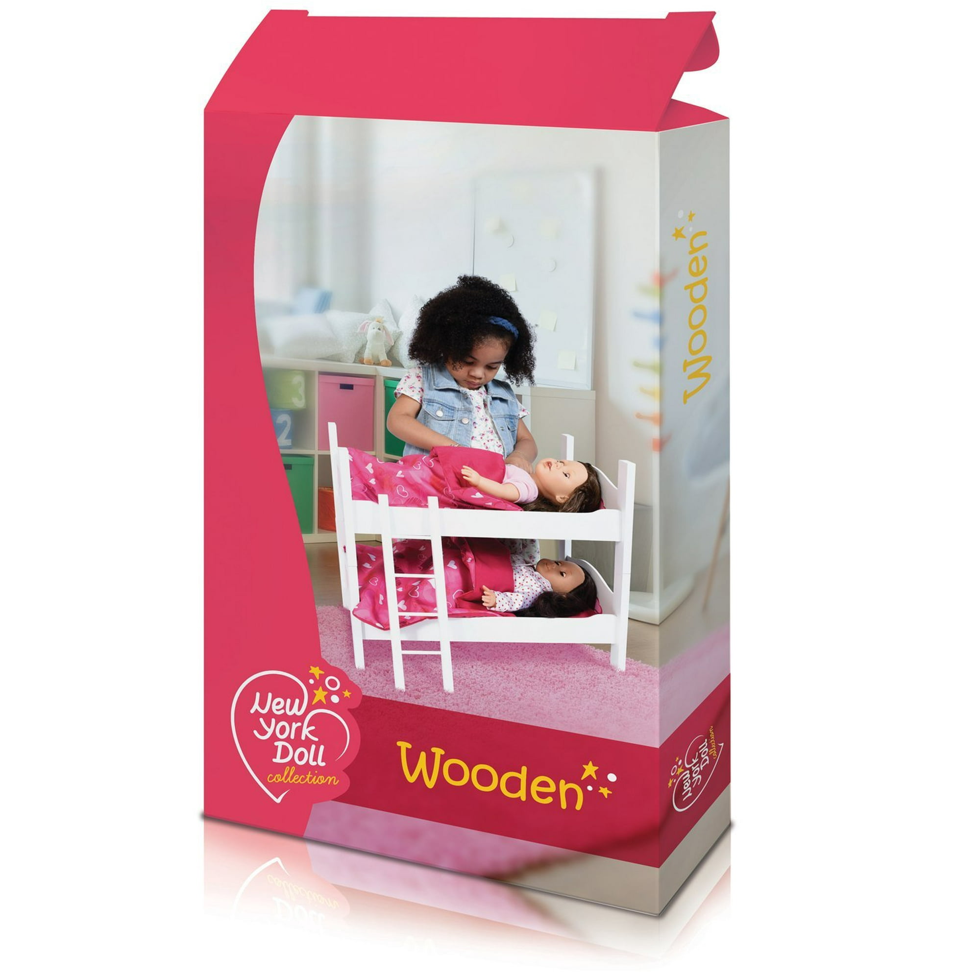 The New York Doll Collection Bunk Bed for Twin Dolls fits 18