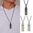 thumbnail image 5 of Personalize Cylinder Urn Necklace for Ashes Clear Tube Vial Pendant Perfume Bottle Necklace Keepsake Memorial Jewelry, 5 of 5