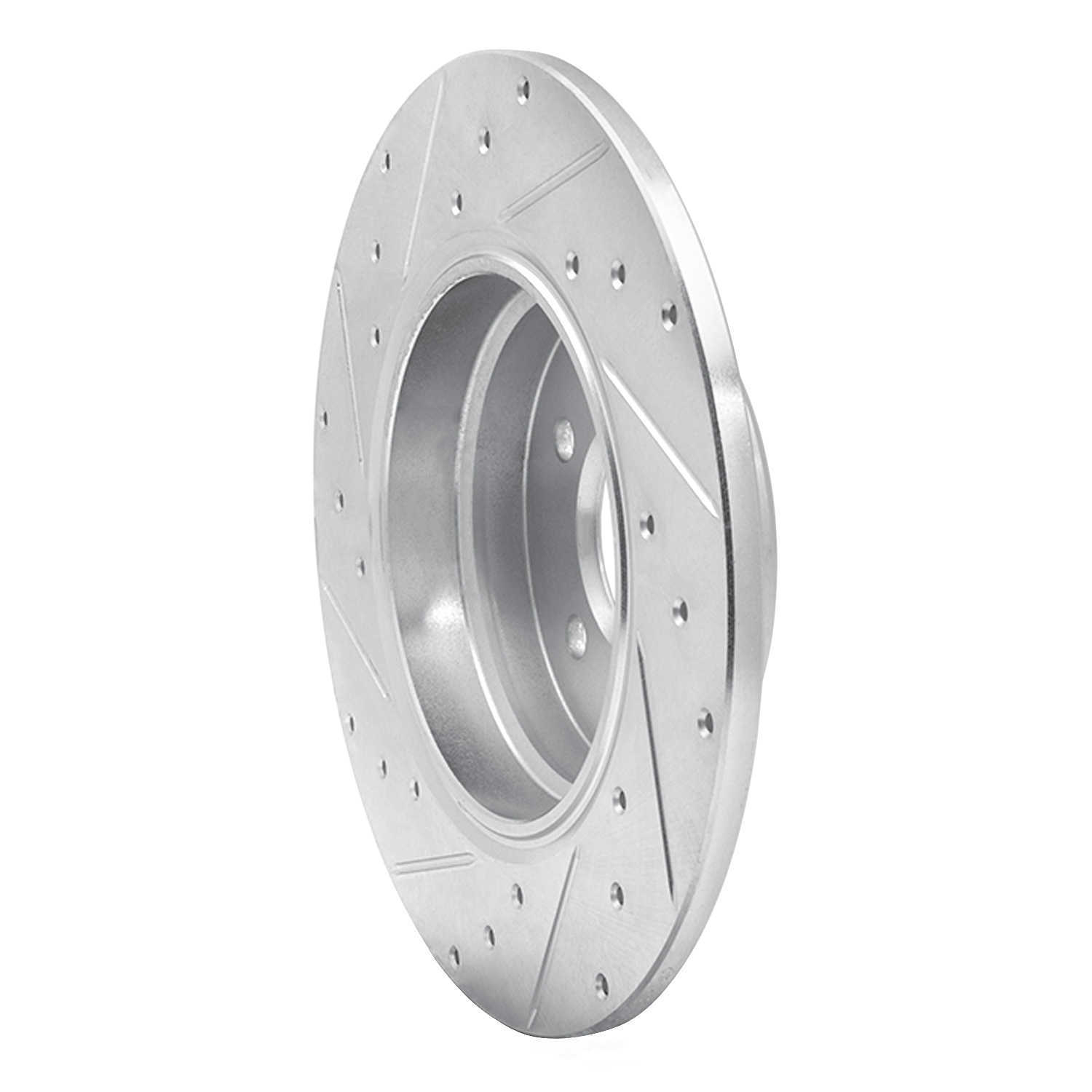 Dynamic Friction Company 631-31030R DFC Brake Rotor - Drilled And Slotted - Silver