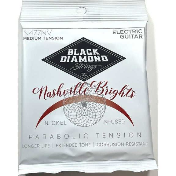 Black Diamond Guitar Strings Electric Nashville Bright Medium 11-50