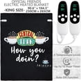 thumbnail image 2 of Electric Heated Blanket Get Trend Friends TV Show King Size, 2 of 6