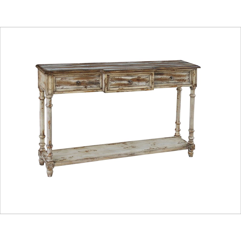 Pulaski Furniture Distressed Wood Console Table, Natural