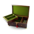 thumbnail image 2 of Sophisticated 50 Note Dark Walnut Grand Arabesque with Gold Accents Music Box - Tristesse, 2 of 2