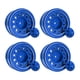 thumbnail image 1 of 4 Uds cubo de rueda de aleación de aluminio para AXIAL SCX6 escala 1:6 piezas de mejora de coche azul perfke cubo de rueda rc, 1 of 5