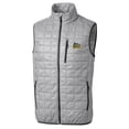 thumbnail image 2 of Men's Cutter & Buck Gray Drexel Dragons Big & Tall Rainier PrimaLoft Eco Full-Zip Puffer Vest, 2 of 3