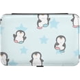 thumbnail image 2 of SKYSONIC Penguin Travel Jewelry Box PU Leather Jewelry Organizer Ideal Gift for Women Girls, Portable Mini Jewelry Travel Case for Earrings Rings Necklaces Bracelets, 2 of 7