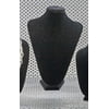 Medium Black Velvet Padded Table Top Bust Mannequin Jewelry Display Retail Store