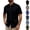 #02 Black, variant on Loose Fit Short Sleeve Button Down Shirts for Men Quick Dry Wrinkle Free Casual Summer Shirts Lightweight Durable Vacation Tops , #02 Black, S