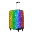 thumbnail image 2 of Haiem Glitter Rainbow Luggage Cover Printed Suitcase Covers for Luggage Elastic Washable Suitcase Protector Fits 18-32 Inch Luggage-Large, 2 of 9