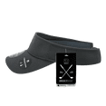 thumbnail image 2 of Standard Golf Sun Visors Pique Pattern Charcoal, 2 of 6