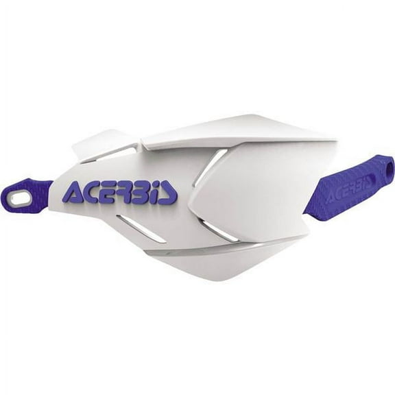 White/Blue Acerbis X-Factory Handguards