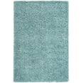 thumbnail image 3 of Unique Loom Davos Shag Collection Area Rug - Solid (4' 1" x 6' 1" Rectangle Aqua), 3 of 7