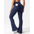thumbnail image 2 of Leggins YEOREO Flare con bolsillos para mujer Brittany Navy Blue L, 2 of 5