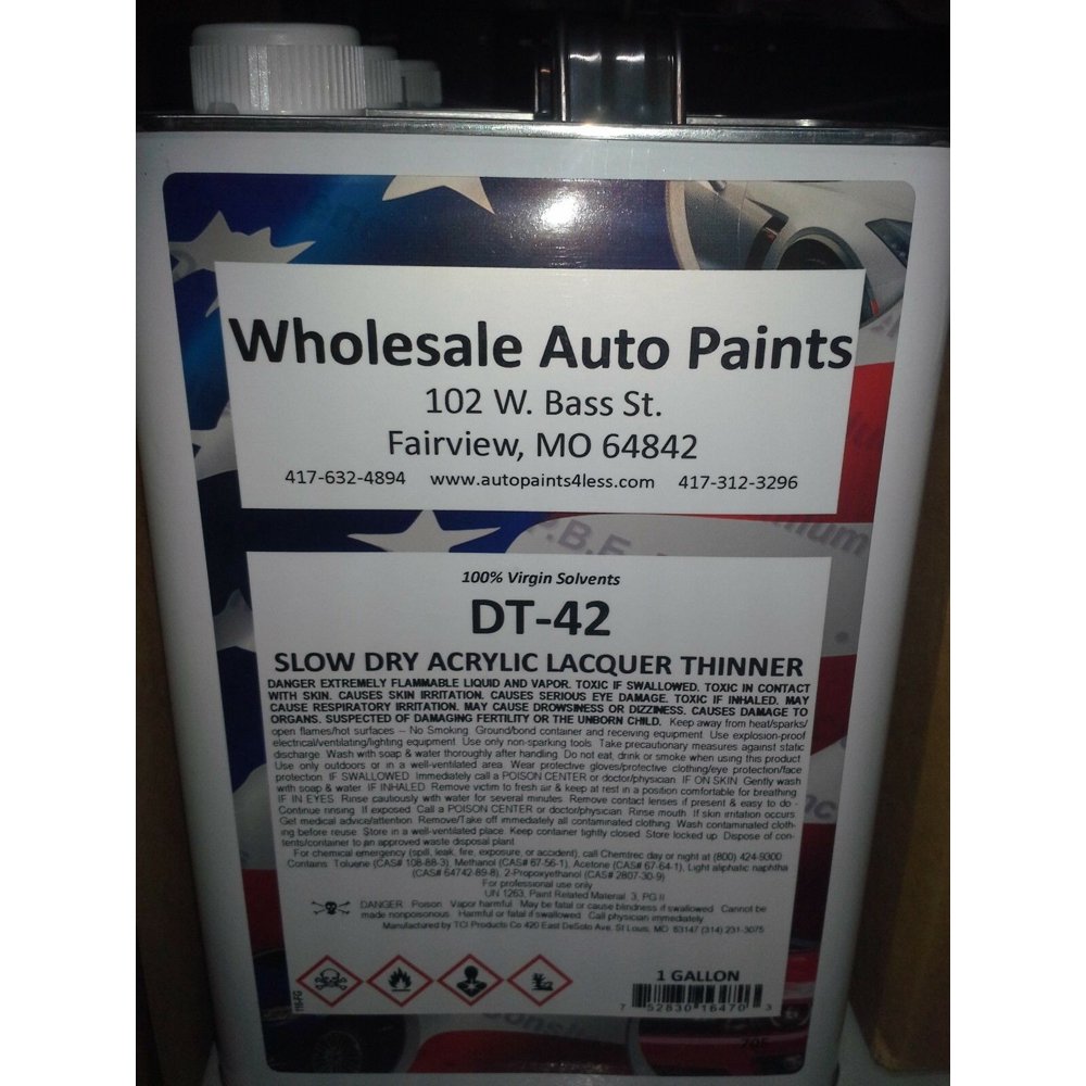 DT42 Slow Acrylic Lacquer Thinner Gallon