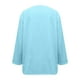 thumbnail image 5 of Blusas,Camisa informal holgada de manga larga para mujer, blusa estampada con cuello en V, 95 % poliéster, 5 % elastano, largo regular para uso diario, sopatenor, 5 of 8