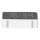 thumbnail image 2 of G50 Reloj despertador multifuncional Bluetooth Altavoz inalámbrico 5.0 Reproductor de MP3 Despertador de carga para oficina Blanco, 2 of 8